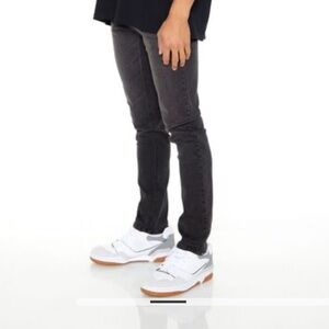 Stretch-Denim Skinny Jeans Gray